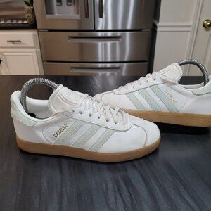 Adidas Gazelle Originals OG Shoes Sneakers White/Light Green Gum Sole BB0660